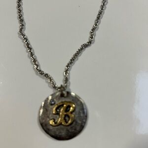 “B” jewel kade necklace (10”)